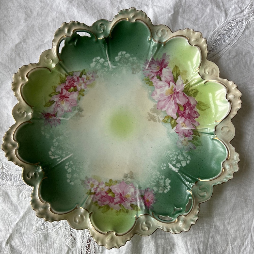 Vintage MZ Austria Plate